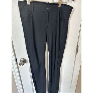 Athleta skinny stretchy jogging dress pants comfy for work size 8 black